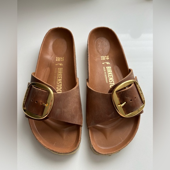 Birkenstock Shoes - Birkenstock Madrid Big Buckle Slides size 39